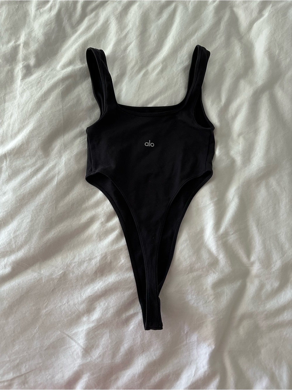 Alo Yoga Airbrush high-leg bodysuit Black XS